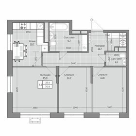 76 м², 3-комнатная квартира 10 000 000 ₽ - изображение 60