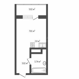 Квартира 20 м², студия - изображение 1