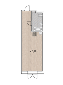 23 м², квартира-студия 4 230 000 ₽ - изображение 49