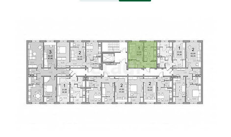 42 м², 1-комнатная квартира 3 749 000 ₽ - изображение 60