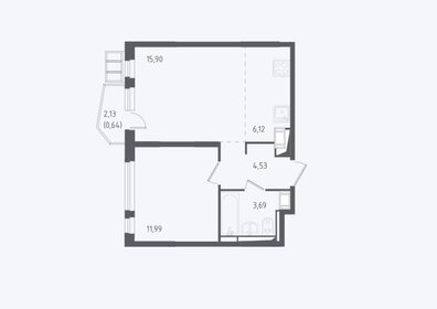 60 м², 2-комнатная квартира 9 630 805 ₽ - изображение 21