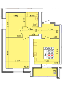 85 м², 3-комнатная квартира 7 800 000 ₽ - изображение 52