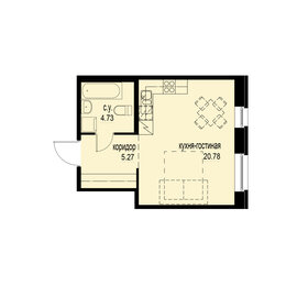 30,4 м², квартира-студия 10 123 200 ₽ - изображение 17