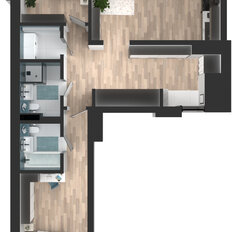 Квартира 90 м², 2-комнатная - изображение 4