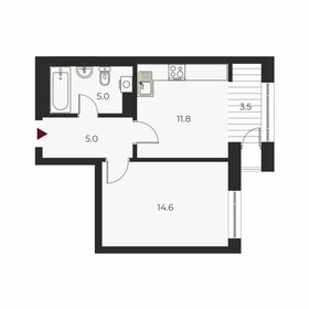 Квартира 38,2 м², 1-комнатная - изображение 1