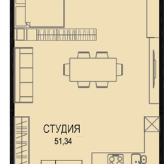 Квартира 76,9 м², студия - изображение 3