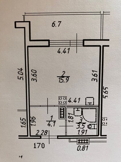 30,2 м², квартира-студия 4 300 000 ₽ - изображение 1