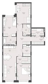 Квартира 118,3 м², 3-комнатная - изображение 1