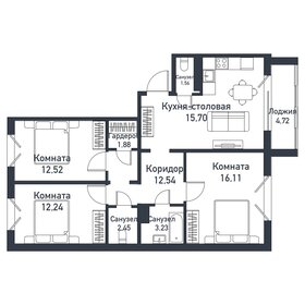 82,3 м², 2-комнатная квартира 24 999 000 ₽ - изображение 41
