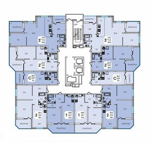 Квартира 53,3 м², 2-комнатная - изображение 1