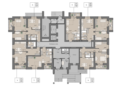 54 м², 2-комнатная квартира 5 600 000 ₽ - изображение 58