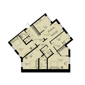 17,2 м², квартира-студия 3 500 000 ₽ - изображение 124