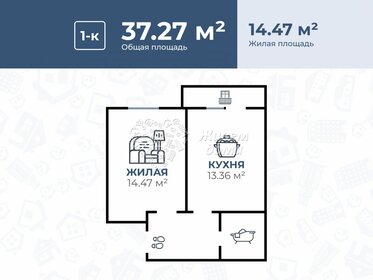 35,3 м², 1-комнатная квартира 3 880 000 ₽ - изображение 52