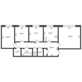53,7 м², 3-комнатная квартира 3 500 000 ₽ - изображение 38