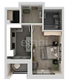 Квартира 38,5 м², 1-комнатная - изображение 1