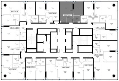 42 м², 1-комнатные апартаменты 25 750 000 ₽ - изображение 13