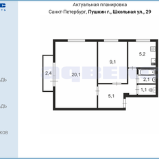 Квартира 42,7 м², 2-комнатная - изображение 2