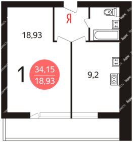 21,4 м², апартаменты-студия 5 925 939 ₽ - изображение 36