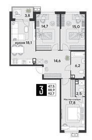 180,5 м², 4-комнатная квартира 14 000 000 ₽ - изображение 81