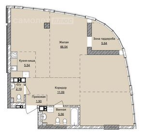 Квартира 98,8 м², 4-комнатная - изображение 1