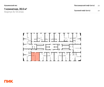 35 м², 1-комнатная квартира 8 500 000 ₽ - изображение 73