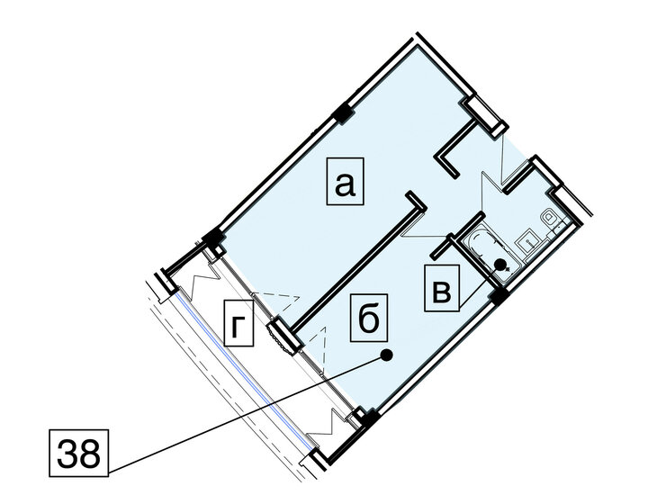 47,1 м², 2-комнатные апартаменты 113 040 000 ₽ - изображение 1