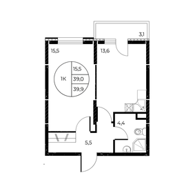 40 м², 1-комнатная квартира 6 552 000 ₽ - изображение 53