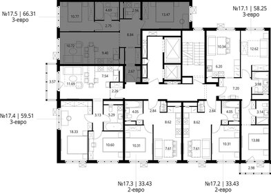 66,3 м², 2-комнатная квартира 9 906 731 ₽ - изображение 22