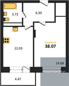 38,2 м², 1-комнатная квартира 5 039 760 ₽ - изображение 15