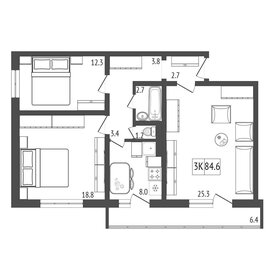 81,7 м², 4-комнатная квартира 9 830 000 ₽ - изображение 107