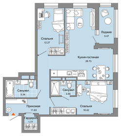 106 м², 3-комнатная квартира 16 800 000 ₽ - изображение 94