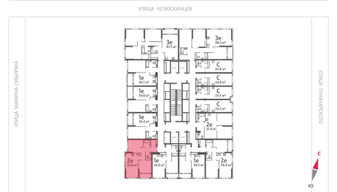 54,6 м², 2-комнатная квартира 13 748 000 ₽ - изображение 8