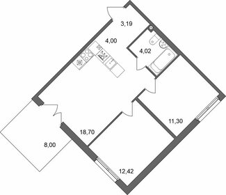 56,6 м², 2-комнатная квартира 8 473 020 ₽ - изображение 15