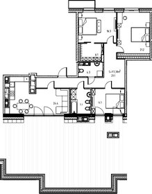 Квартира 145,2 м², 3-комнатная - изображение 1