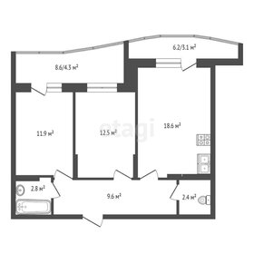 40,3 м², 1-комнатная квартира 4 400 000 ₽ - изображение 66