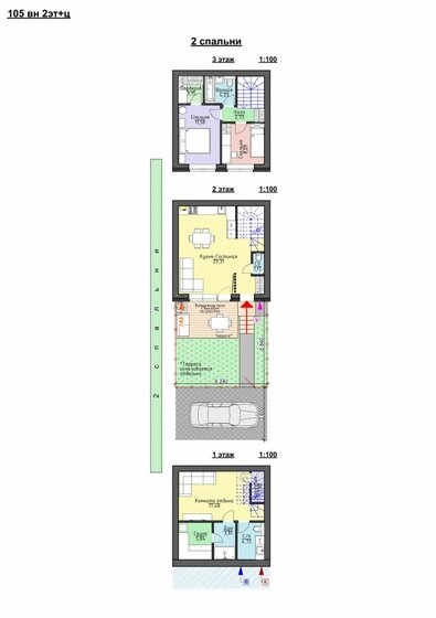 105 м², 2-комнатная квартира 14 530 000 ₽ - изображение 1