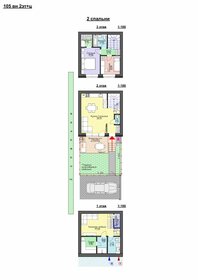 Квартира 105 м², 2-комнатная - изображение 1