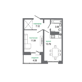 42 м², 2-комнатная квартира 5 800 000 ₽ - изображение 82
