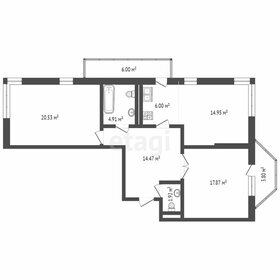 84,5 м², 3-комнатная квартира 16 892 000 ₽ - изображение 78