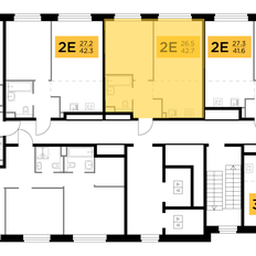 Квартира 42,7 м², 2-комнатная - изображение 2