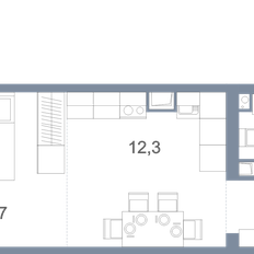 Квартира 45,9 м², 1-комнатная - изображение 2