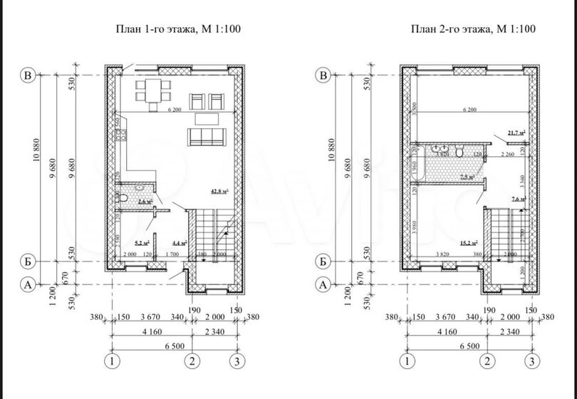 116 м², 3-комнатная квартира 7 700 000 ₽ - изображение 1