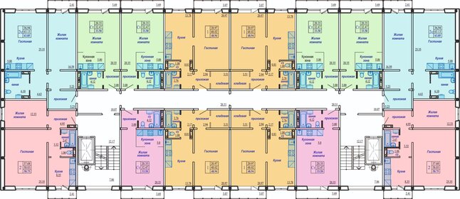 25 м², квартира-студия 2 000 000 ₽ - изображение 66