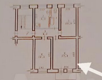 17,4 м², комната - изображение 4