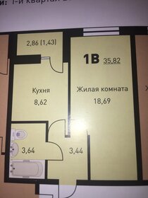 38 м², 1-комнатная квартира 3 919 999 ₽ - изображение 34