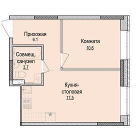 44,8 м², 1-комнатная квартира 3 800 000 ₽ - изображение 56