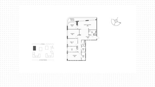 Квартира 138 м², студия - изображение 1