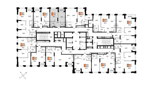 41,1 м², квартира-студия 4 990 000 ₽ - изображение 41