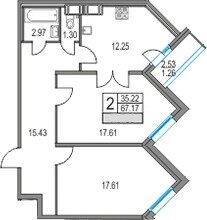 115 м², офис 334 542 ₽ в месяц - изображение 32