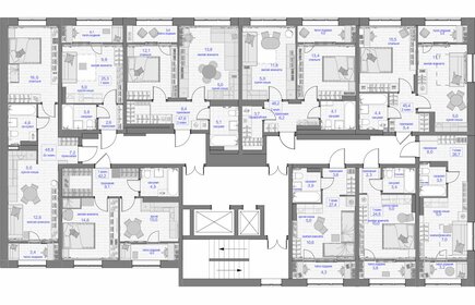 46,7 м², 2-комнатная квартира 5 100 000 ₽ - изображение 54